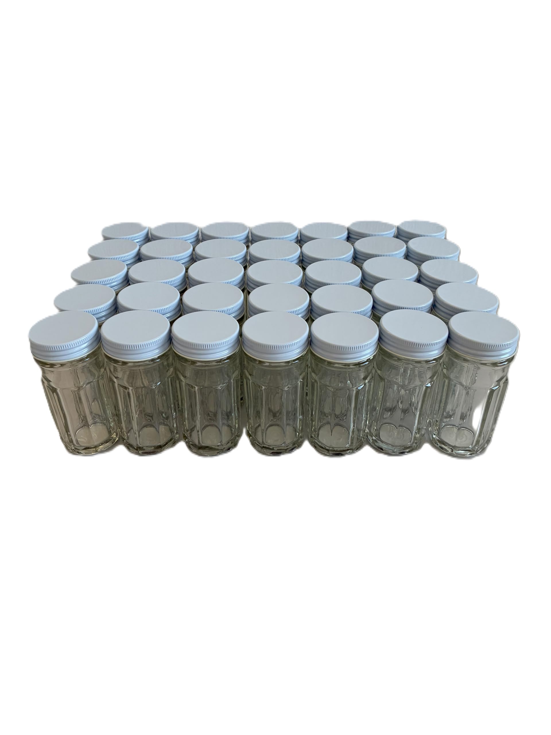 Amazon｜うに保存ビン（白フタ・中栓付）35本入 容量90ml（うに80G S-S